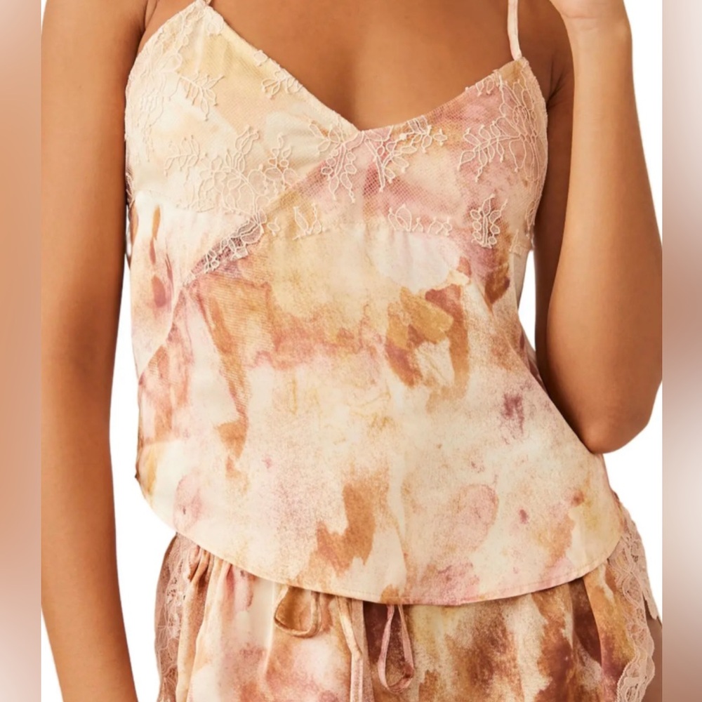 FREE PEOPLE NWT moonbeam satin shirt